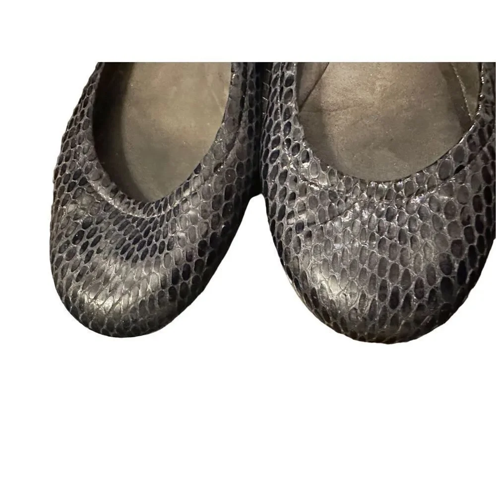 Stuart Weitzman Snakeskin Ballet Flats